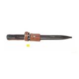 German S84/98 knife/bayonet with scabbard and