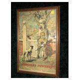 21" x 15" Vintage "Hercules Powder" WWI