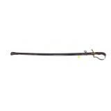 U.S. Militia light artillery sabre, 1810-1840 with