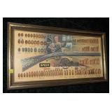Speer framed advertising bullet identifications