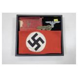 Lot, German arm band and badges