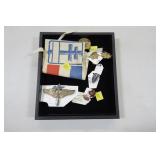 Lot, WWII eraU.S. pins, medals and more