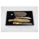 Lot, two knives with sheaths: Old Hickory and