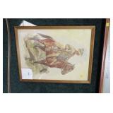 Print, Australian Light Horse soldier and mount by