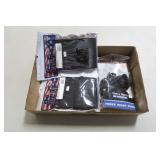 Lot, two large elastic DeSantis belly bands,