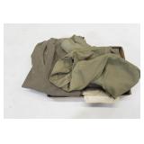 Lot, military O.D. trousers and shirt