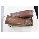 Lot, military trousers with pair books