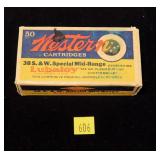 Box of Western .38 S&W Special mid-range