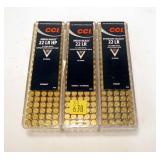 3- Cases of CCI .22LR cartridges