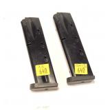 2- Beretta F-92 15-round magazines, NOT NYS