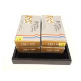 4- Boxes of Hansen 7.62 x 54R 180-grain SP