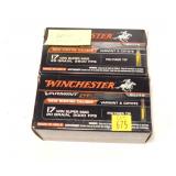 Lot, 95 Rds. of Winchester Elite .17 WIN Super Mag
