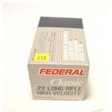 Brick of 500 rounds of Federal Classic .22 LR