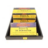 5- Boxes of Western 25 Remington 117-grain SP