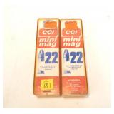 2- Cases of CCI .22LR cartridges