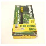 Box of Remington .38 S & W 146-grain lead RN