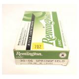 Box of Remington .30-06 Springfield 150-grain MC