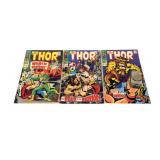 Lot, Thor #147, 152, & 155, Marvel Comics,