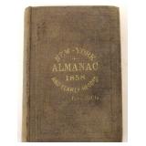 "The New York Almanac and Yearly Record for 1858"