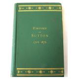 "History of the Town of Sutton Massachusetts"
