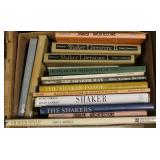 Lot, 16 books about the Shakers, furniture,