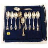 10-Sterling silver spoons