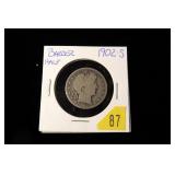 1902-S Barber half dollar