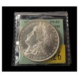 1879-S Morgan dollar: MS-63
