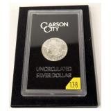 1883-CC GSA Morgan dollar, slab certified, gem BU