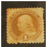 U.S. #112 crease, used