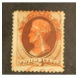 U.S. #135 red cancel, used