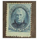 U.S. #185 tiny crease lower right corner, Mint,