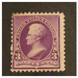 U.S. #221 Mint Hinged