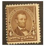 U.S. #254 Mint Hinged