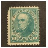 U.S. #258 damage left top corner, Mint Hinged