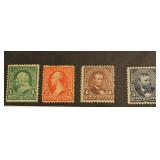 U.S. #279-281, #279B Mint Hinged