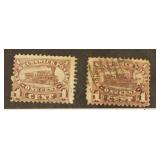 New Brunswick #6 Mint Hinged, 6 used