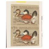 U.S. #RW48 Mint Never Hinged, pair