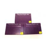 3- 1986 U.S. Proof sets