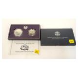 1991 2-piece Mt. Rushmore coin set, uncirculated