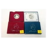 2-1982 Washington Commemoraitve half dollars,