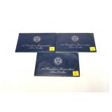 3- Eisenhower silver dollars: 1972, 1973, 1974,
