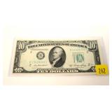 $10 Federal Reserve Star note, series of 1950 A,