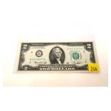 $2 note, series of 1976, uncirculated