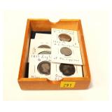 Lot, foreign silver coins, 8 pcs.