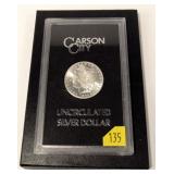1882-CC GSA Morgan dollar, slab certified, gem BU