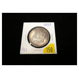 1889 Morgan dollar, AU