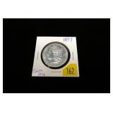 1897 Morgan dollar, gem BU