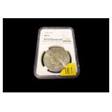 1928 Peace dollar, NGC slab certified: MS-61,
