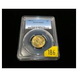 1886-S $5 Gold Liberty Half Eagle, PCGS